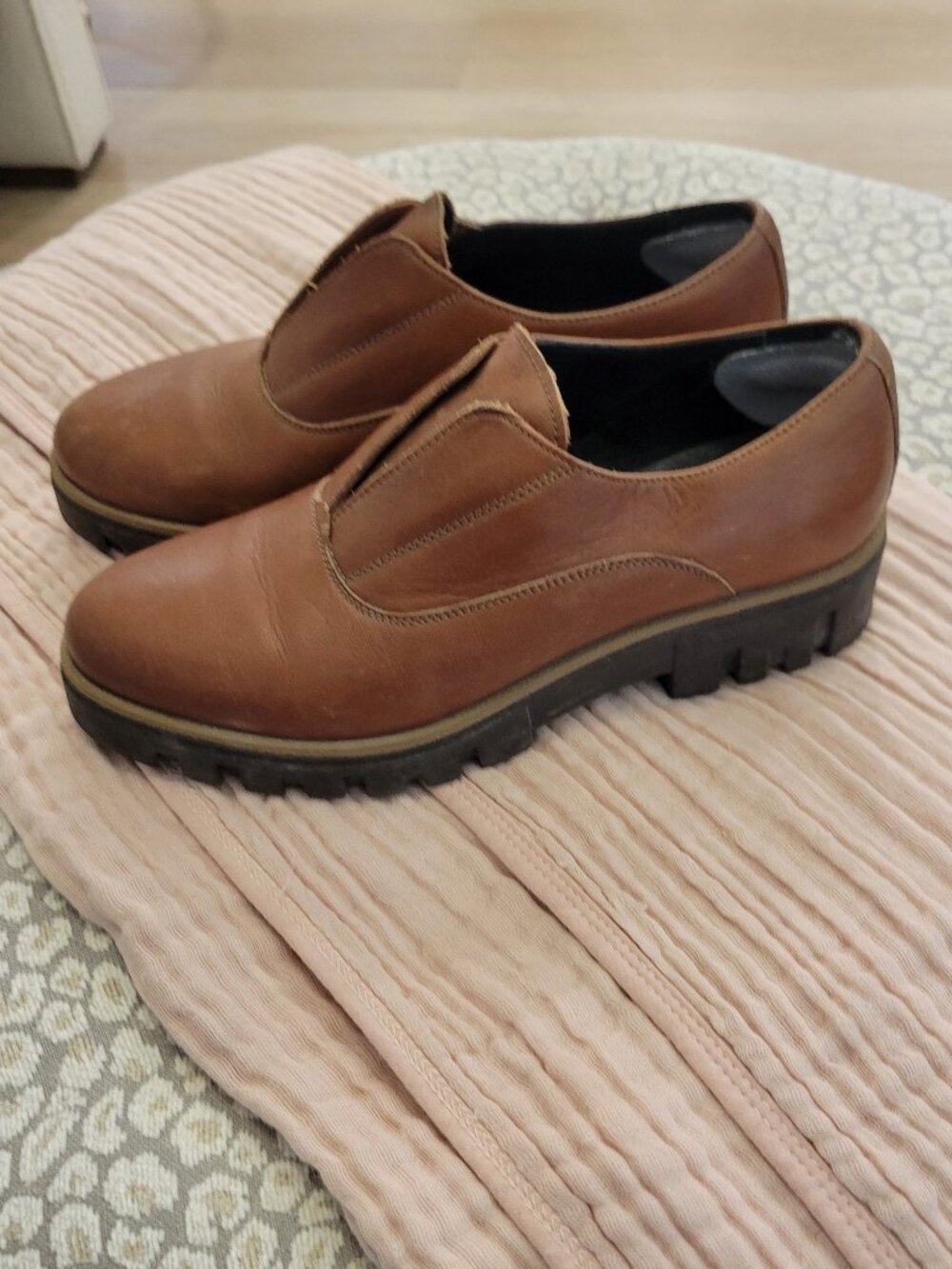 Ateliers Made In Italy Leather Loafer Shoe
